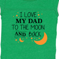 thumbnail image 4 of Inktastic I Love My Dad to the Moon and Back Boys or Girls Baby Bodysuit, 4 of 5