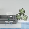 thumbnail image 2 of Adorno de madera con hojas de palma tropicales. Arte de pared creativo con temática de la para el baño, fondo de TV o decoración sobre la cama., 2 of 8