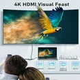 thumbnail image 2 of JUNWELL USB C Hub Ethernet  4K USB C To  Hub  8 IN1 Type C Adapter  Dock Dongle Compatible, 2 of 6