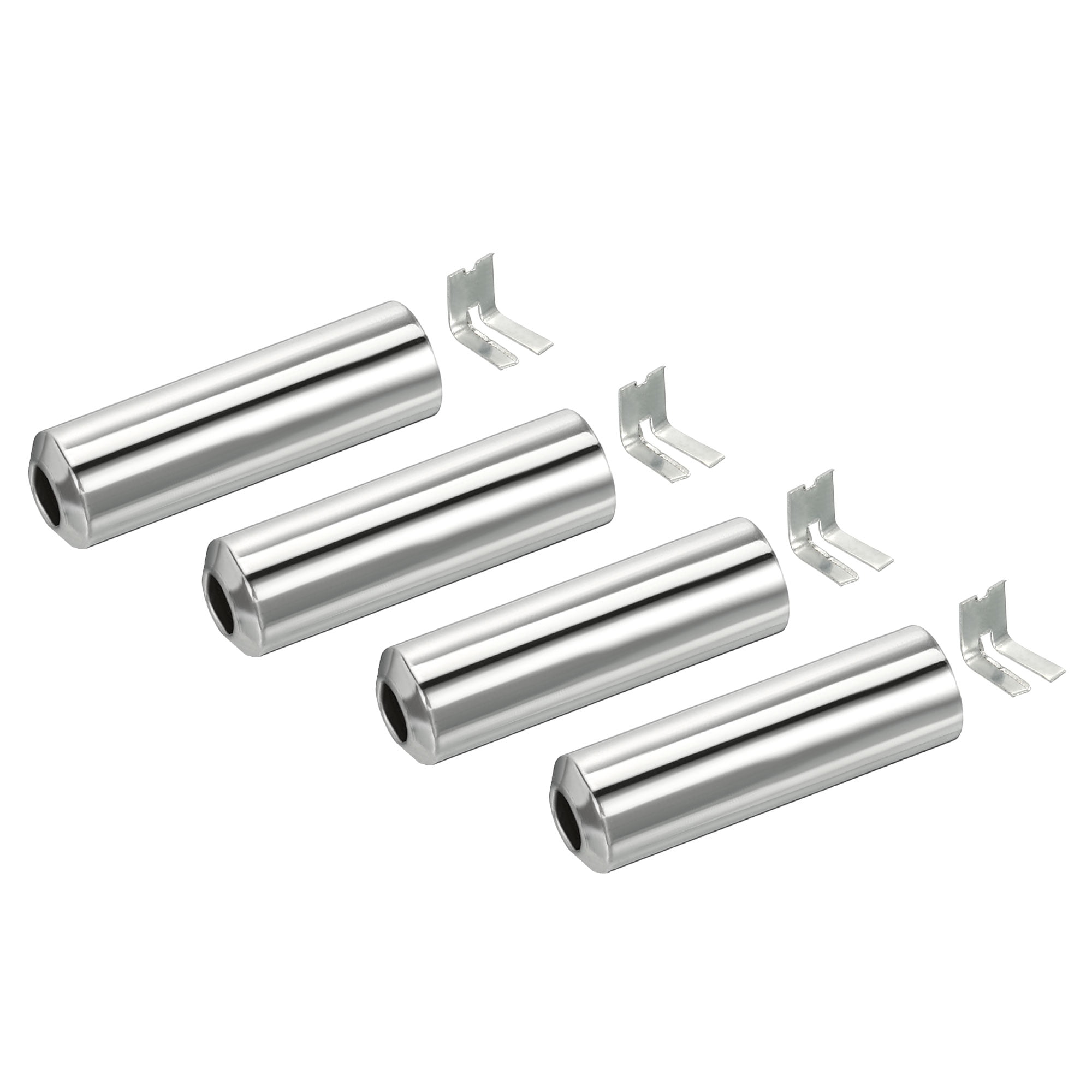 Uxcell Pull Cord End, Blind Cord Bead, Lamp Zipper Pull Ends Silver