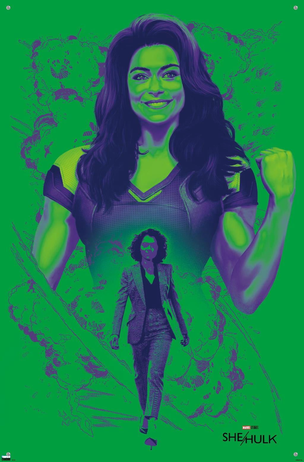 Marvel She-Hulk - Pose Wall Poster with Pushpins, 22.375" x 34"