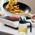 thumbnail image 5 of JingChun 1Pc Oil Dispenser,Cooking Olive Oil Glass Bottle, Flip Leakproof Condiment Container, for Kitchen Cooking, 5 of 6