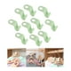 thumbnail image 5 of Billuyoard 10x Heavy Duty Closet Cabinet Space Savers Hangers for Pants Caps Coats  Almacenamiento y organización del hogar Verde 5x2 cm, 5 of 6