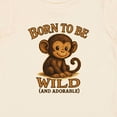 thumbnail image 4 of Inktastic Born to Be Wild Adorable Monkey Boys or Girls Baby T-Shirt, 4 of 5