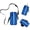 Blue, variant on Water Resistant Arm Wrist Bag for Women Men Breathable Adjustable Sports Arm Pack, Dual Pocket Phone Pouch for Workout Hiking Gym Jogging Outdoor, Sweet Gift Idea for Mom & Dad, Navy Blue