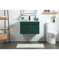 thumbnail image 2 of Elegant Decor Penn 30" MDF Single Bathroom Vanity with Backsplash in Green, 2 of 10