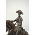 thumbnail image 4 of Cowboy, a Frederic Remington Replica Bronze Statue - Size: 14"L x 8"W x 13"H., 4 of 11