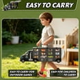 thumbnail image 5 of WonderStone Dinosaur Carrier Truck Toy, 20-Pcs Dinosaur Transport Car with Slide Track & Double-Sided Storage, Gift for Boys Ages 3+, 5 of 11