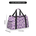 thumbnail image 3 of Kdxio Daisies Flowers Travel Duffel Bag Gym Bag Weekender Travel Bag Gym Bag for Women &Men Airplane Travel Essentials for Flying, 3 of 7