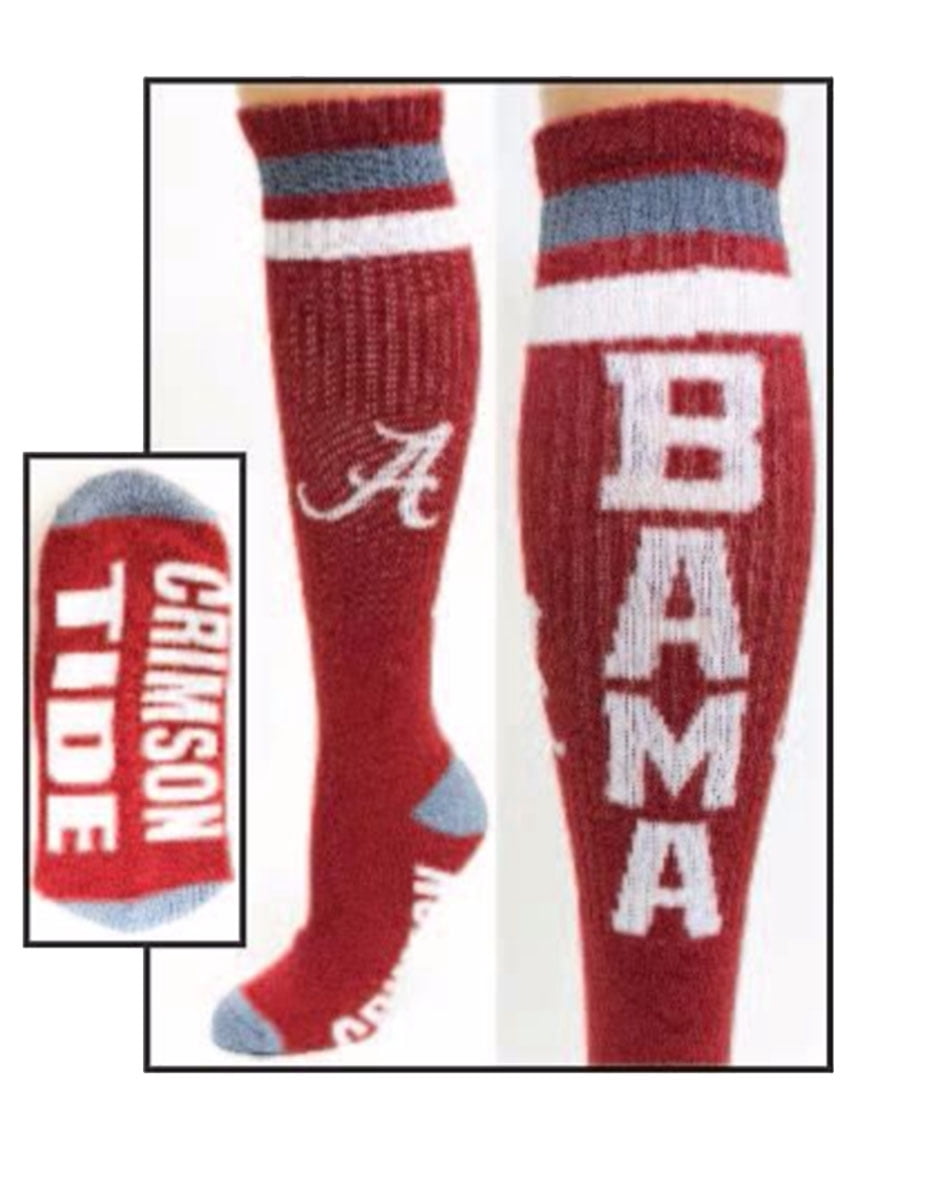 Alabama Crimson Tide Red Tube Sock - Donegal Bay - Unisex - One Size - Knee-High