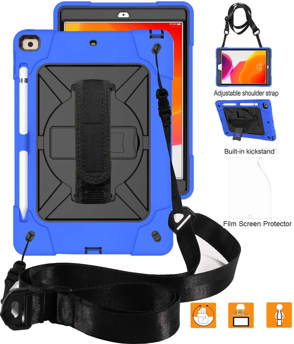 iPad 7th Generation Cases with Screen Protector, iPad 10.2" 2019 Case