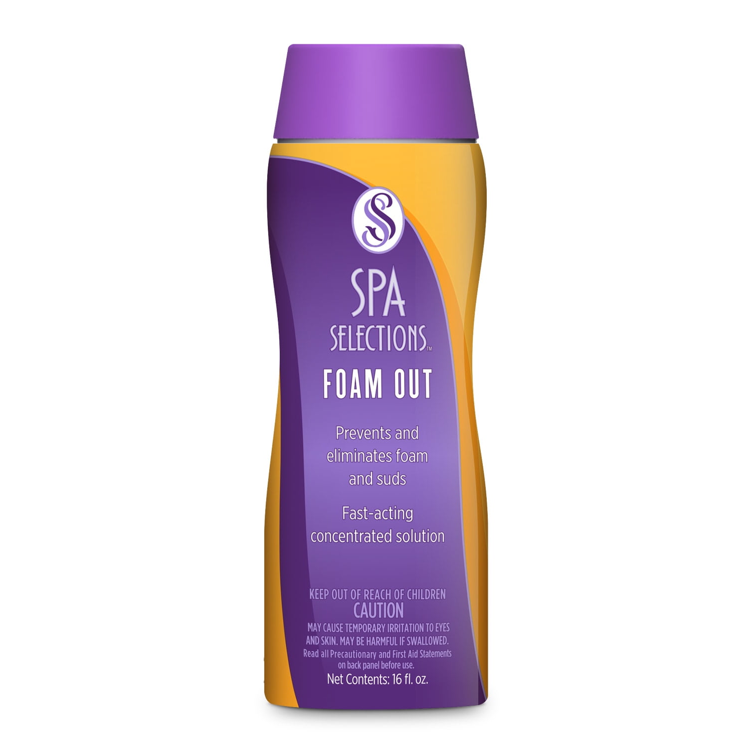 Spa Selections Foam Out for Spas and Hot Tubs, Spa Chemicals, 16 oz