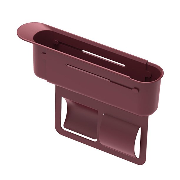 Organizador genérico para rellenar el espacio del asiento, ajustable y multifuncional, accesorios para automóviles Rojo