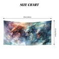 thumbnail image 2 of Easygdp Ink Style Wave Dragon Beach Towel 27.5X55 Inches Quick Dry Pool Towel Travel Compact Bath Towel Sandproof Beach Blanket Towel for Swimming, 2 of 6