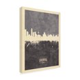 thumbnail image 2 of Trademark Fine Art 'Liverpool England Skyline Gray' Canvas Art by Michael Tompsett, 2 of 3