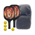 thumbnail image 4 of Premium Pickleball Paddles Set and Storage Bag Pickleball Rackets Ball Set with Lion, 4 of 9
