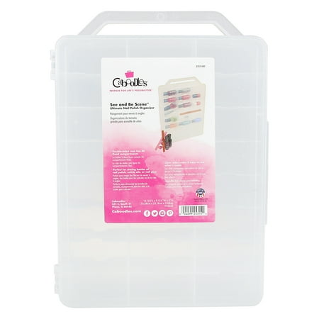 Caboodles See and Be Scene Large Nail Polish Organizer