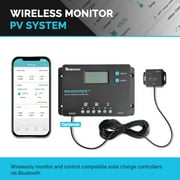 Renogy Wanderer 10 Amp 12V/24V PWM Negative Ground Solar Charge Controller Regulator Compatible with Bluetooth Module