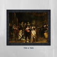 thumbnail image 7 of The Night's Watch by Rembrandt, World Famous Wall Art Collection, Famous Wall Prints for you Living Room or Entryway, 11x14, 2466CH, 7 of 7