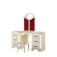 thumbnail image 5 of 4-Piece Queen Bedroom Vanity Set | LED Accents for Bedroom Atmosphere | Wood and Gold Accent Design | Solves Bedroom Storage and Dressing Challenges, 5 of 5