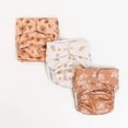 thumbnail image 1 of Elinfant 3PCS Set New Recycled Fabric Suede Cloth Baby Cloth Diaper With 6PCS Bamboo Terry Absorbents Cloth Diaper, 1 of 1