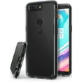thumbnail image 1 of Ringke Fusion Case Compatible with OnePlus 5T, Transparent PC Back TPU Bumper Drop Protection Phone Cover - Smoke Black, 1 of 8