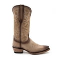thumbnail image 2 of Women's Ferrini Grace Leather Boots Handcrafted Snip Toe Natural, 2 of 6