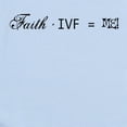thumbnail image 2 of CafePress - Faith + IVF = Me! Infant Bodysuit - Baby Light Bodysuit, Size Newborn - 24 Months, 2 of 4