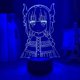 thumbnail image 1 of SCSYV 3D Night Light Touch Switch Table Desk Illusion Lamps Led Night Light Dragon Maid 3D Lamp Anime for Room Decor Nightlight Kid Child Birthday Gif, 1 of 5
