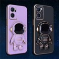 thumbnail image 4 of Funda chapada con soporte plegable de astronauta para Xiaomi Note 12 12S 12C 11 11S 10S 10A 9T A1, funda de silicona con soporte para Redmi Note13, 4 of 5
