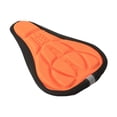 thumbnail image 1 of Almencla Saddle Cover 3D for Cycling Road Mountain Bike Replacement Accessory Orange, 1 of 8