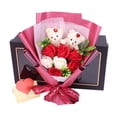 thumbnail image 3 of Ramo de flores de , adorno artístico perfumado, arreglo floral, regalos del Día de San Valentín para profesores de jardín, niños, miembros de , Rojo mayimx Ramo de Jabón de Flores, 3 of 9