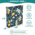 thumbnail image 3 of FORMRS 3 Ring Binder with Pockets 1.5" D-Rings Clip Board 200 Sheets Capacity, Floral Lemon, 3 of 8