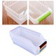 thumbnail image 2 of Organizador de plástico para refrigerador y congelador (paquete de 4), ideal para botellas de agua y bebidas, ideal para refrigeradores, congeladores, armarios, despensas y garajes (11.8 x 5.31 x, 2 of 8