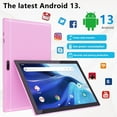 thumbnail image 5 of 2025 Newest Android 13 Tablet with Keyboard 10 Inch 2 in 1 Tablets, 12GB RAM 128GB ROM 1TB Expand, Quad-Core 2.0GHz CPU Tablet PC, 5G WiFi 6 BT 5.0, 8MP Camera, Google Certified Tableta, 5 of 8
