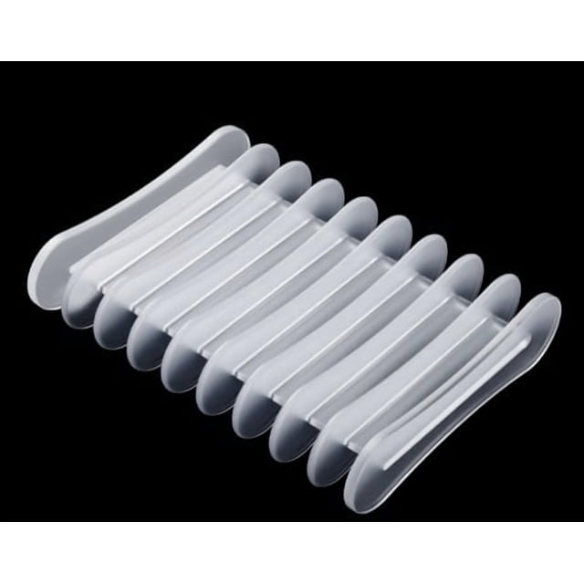Jabonera de silicona a prueba de drenaje de 6 piezas for baño - No requiere perforación