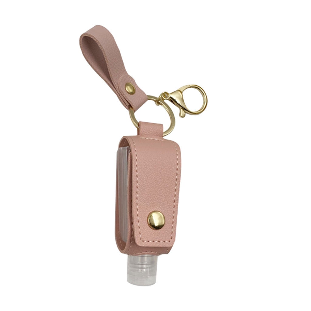 10Pcs Refillable Travel Bottle Keychain, Fufafayo Refillable Travel Bottle Keychain, Portable Hand Holder, Leakproof Empty Bottle for Toiletries Lotion, Outdoor Keychain Bottle for Keys Bags Purse
