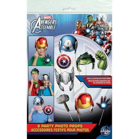 Avengers Photo Booth Props, 8pc