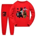 thumbnail image 1 of Conjunto de pijama de Halloween para niños y niñas, ropa de dormir de inodoro Skibidi, Pijamas de Navidad, primavera y otoño, 1 of 4