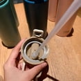 thumbnail image 4 of 530/750 Mug With Straw Steel Thermal Insulation Straight Cup Thermal Water Bottle Tumbler Thermocup 1pcS, 4 of 6