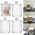 thumbnail image 2 of Cotton Swab Holder Dispenser with Lids Clear Acrylic Storage Box, 2 of 10