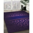 thumbnail image 2 of Ahgly Company Indoor Square Patterned Night Blue Area Rugs, 3' Square, 2 of 6