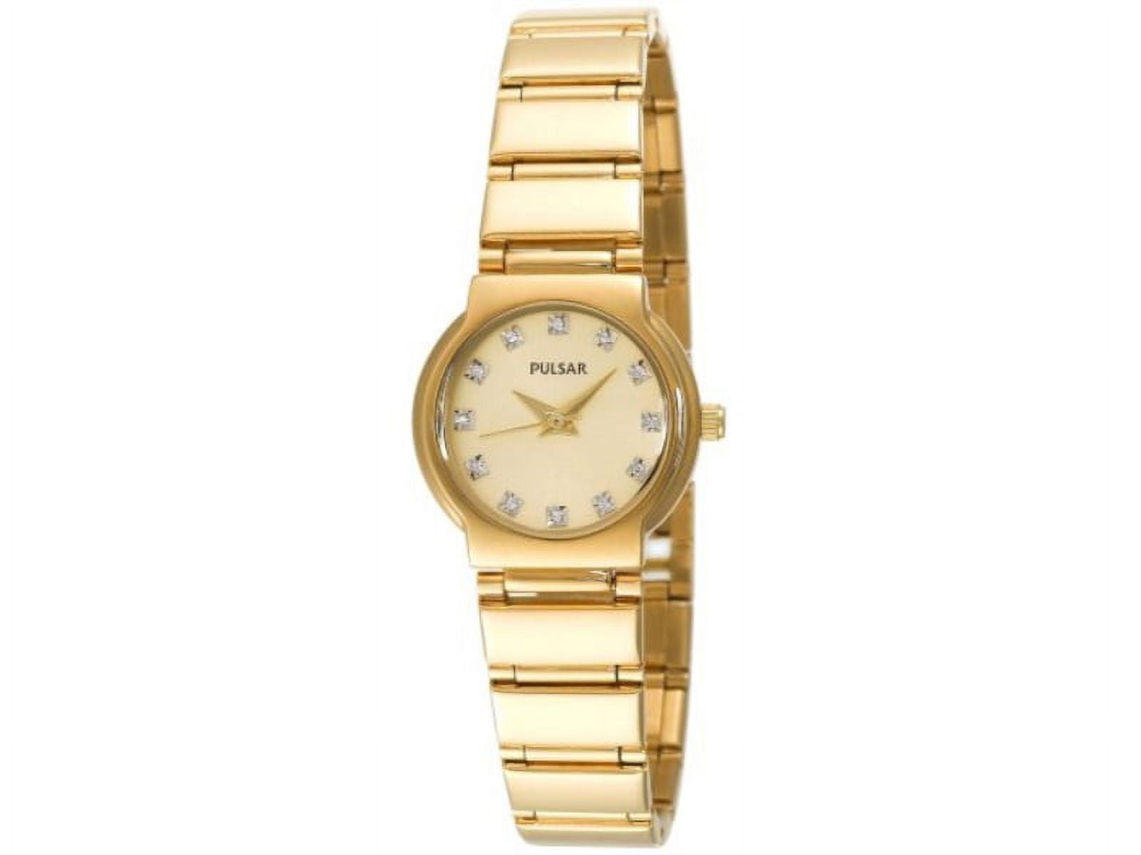 Caravelle 45P108レディースゴールドトーンステンレススチールブレスレットバンドシルバークォーツダイヤルウォッチ 並行輸入品 ブローバ BULOVA キャラベル CARAVELLE レディース 腕時計