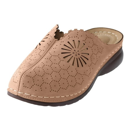 

Aompmsdx Fashion Summer Women Sandals Wedge Heel Thick Bottom Round Toe Hollow Breathable And Lightweightwomen S Sandals