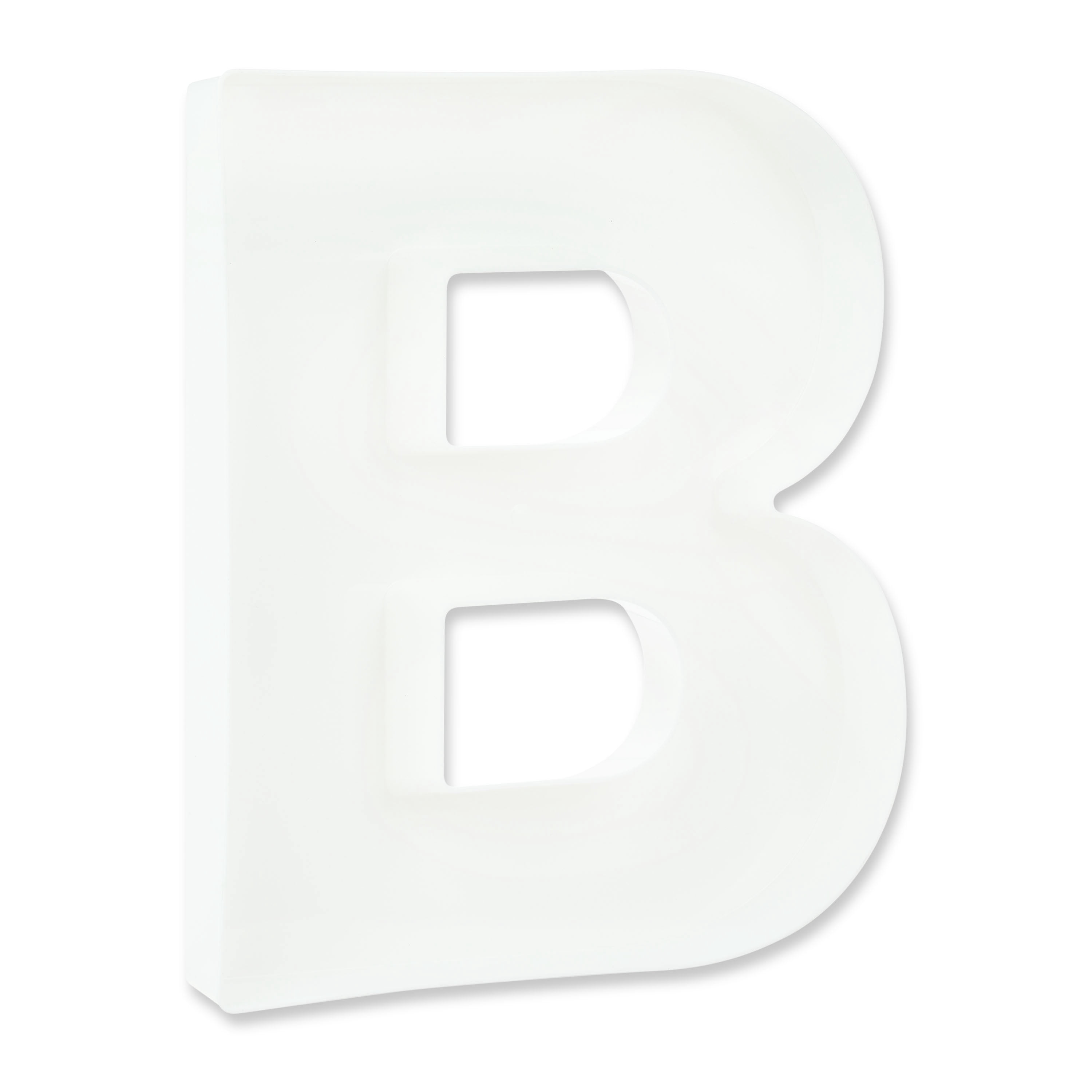 White Plastic Baby Letter Trays, 4 Pieces, by Way To Celebrate