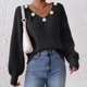 thumbnail image 5 of Neewe Women's Oversized Sweaters 2025 Long Sleeve Fuzzy Knit MXsual Chunky Pullover Sweater Fall Outfits Clothes, 5 of 7