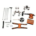 thumbnail image 2 of Pet 4 Rounds Wheelchair, Wear  Reflective Strips Prevent Slipping Pet Wheelchair With Handles For Pets CJC08 Coffee, 2 of 8