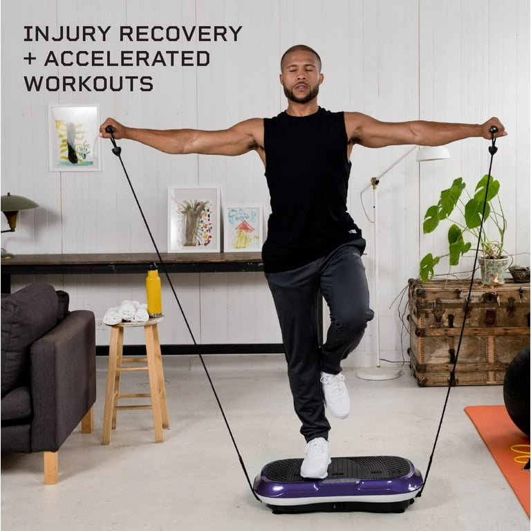 LifePro Waver Vibration Plate Home Workout Equipment for Weight Loss Toning Exercise Machine Purple Walmart