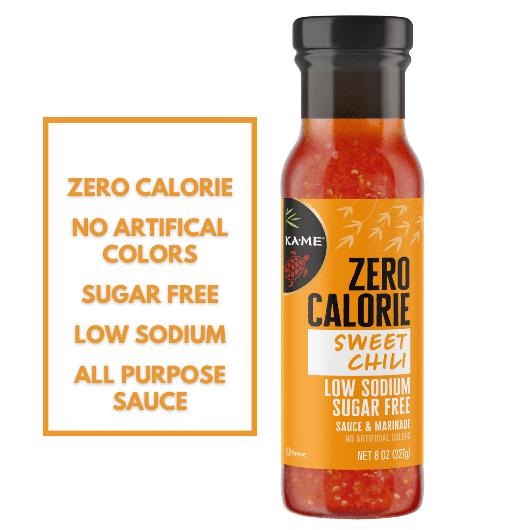 (2 pack) KA-ME Zero Calorie Sugar Free Low Sodium Sweet Chili Sauce and Marinade, 8oz