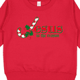 thumbnail image 3 of Inktastic Candy Cane Jesus Toddler Sweatshirt, 3 of 4